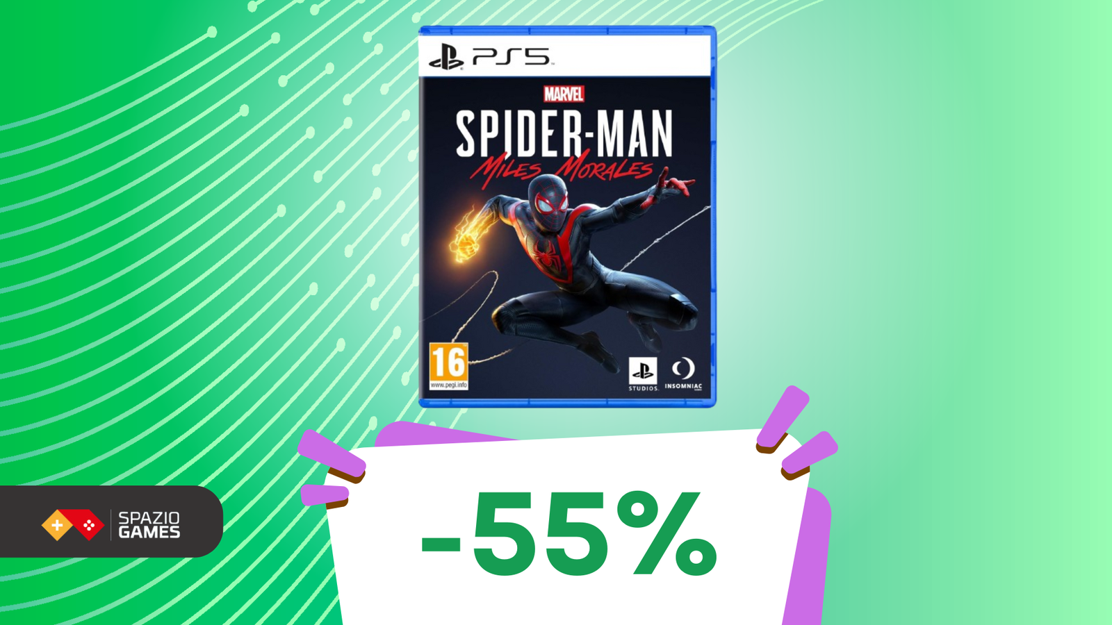 Scoprite il nuovo Uomo Ragno: Spider-Man Miles Morales è SCONTATO del 55%!