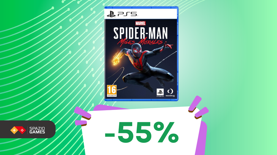 Immagine di Scoprite il nuovo Uomo Ragno: Spider-Man Miles Morales è SCONTATO del 55%!