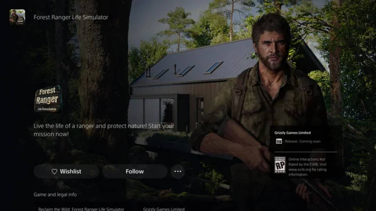 Forest Ranger Life Simulator は The Last of Us のクローンですが、笑うべきものは何もありません