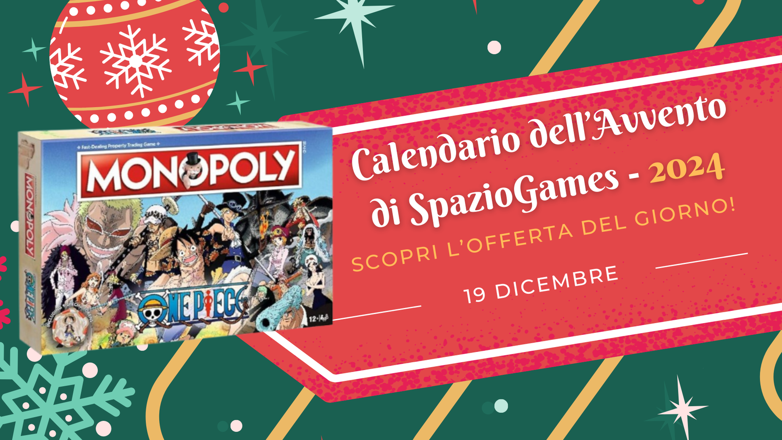 Calendario dell'Avvento di SpazioGames: scopri l'offerta del 19 dicembre!