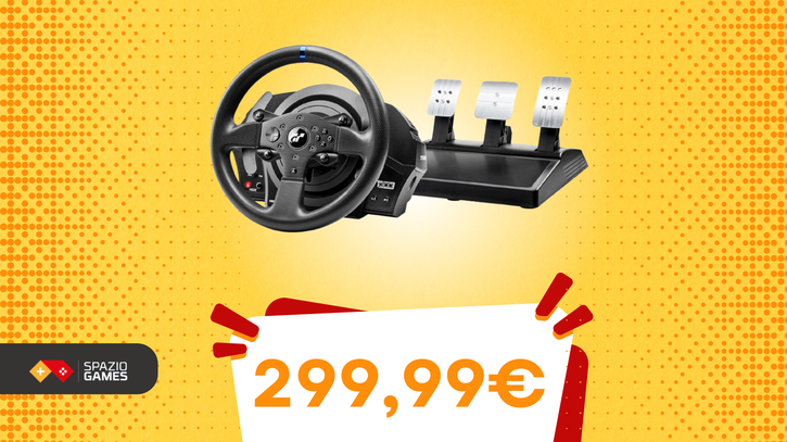 Immagine di Trasforma la tua esperienza di guida virtuale con questo volante Thrustmaster, oggi IN OFFERTA!