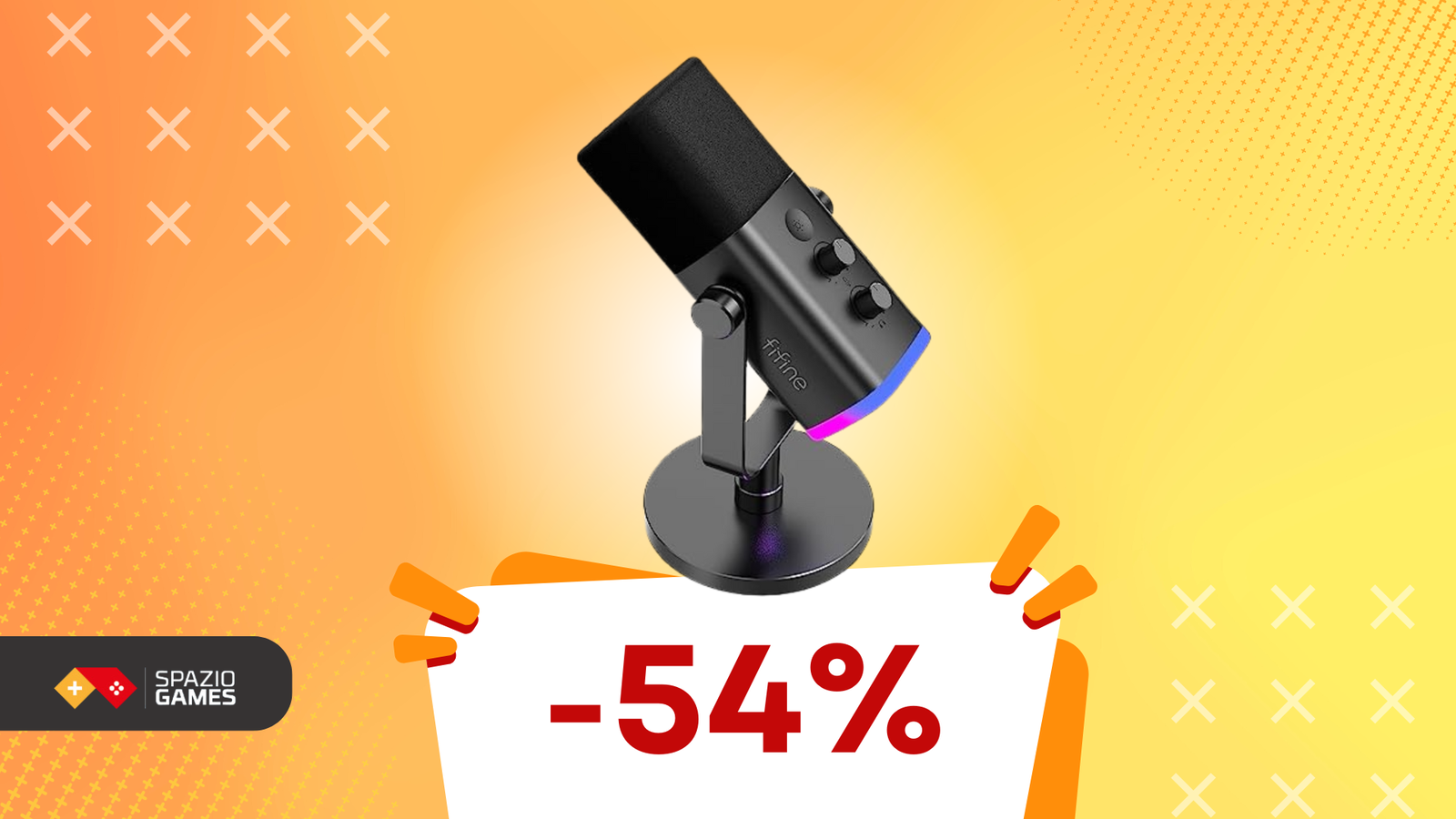 Il regalo di Natale perfetto per uno streamer è qui: questo microfono è SCONTATISSIMO! (-54%)