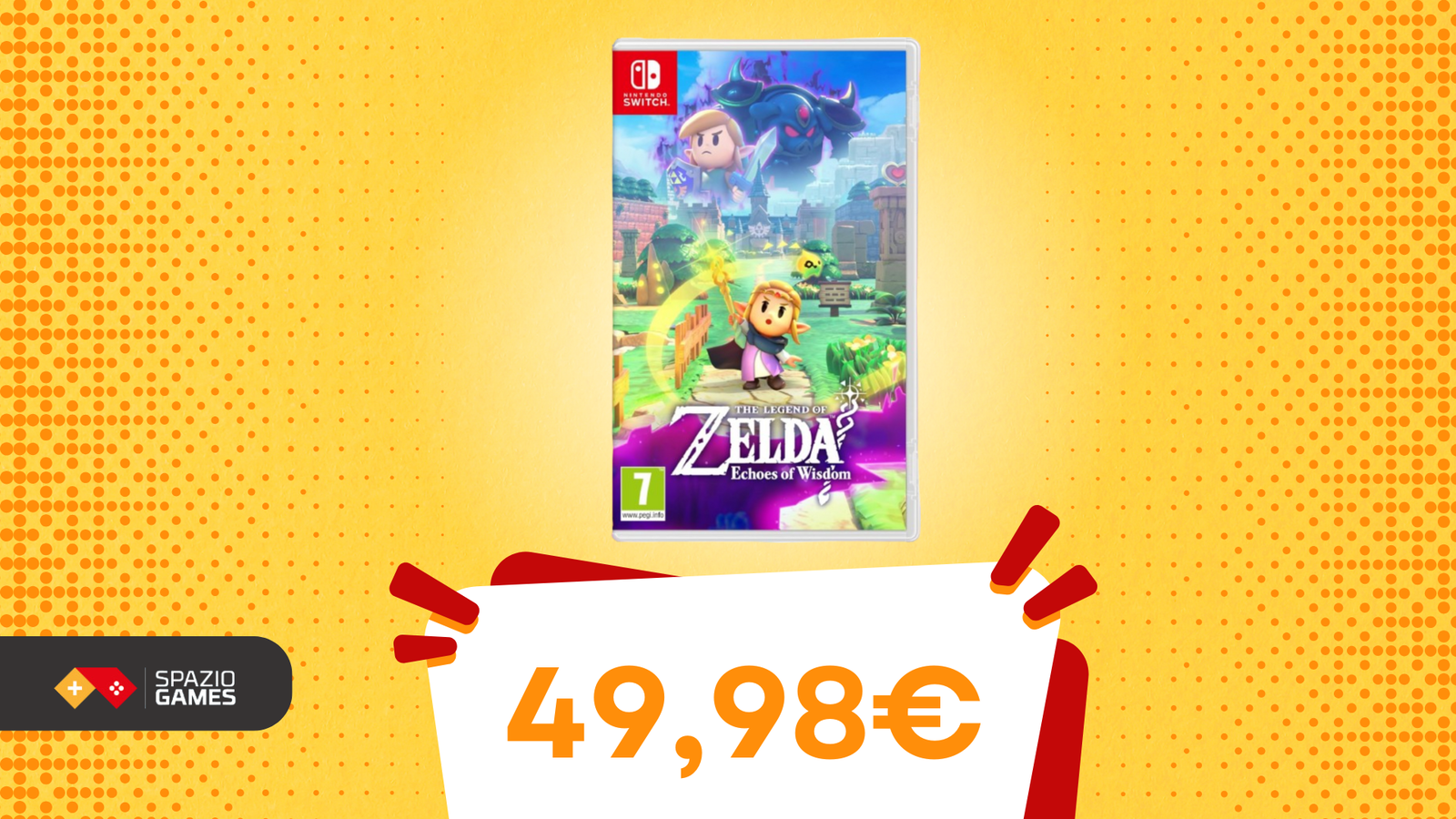 A Natale gioca finalmente con Zelda: Echoes of Wisdom è IN OFFERTA a soli 49,98€!