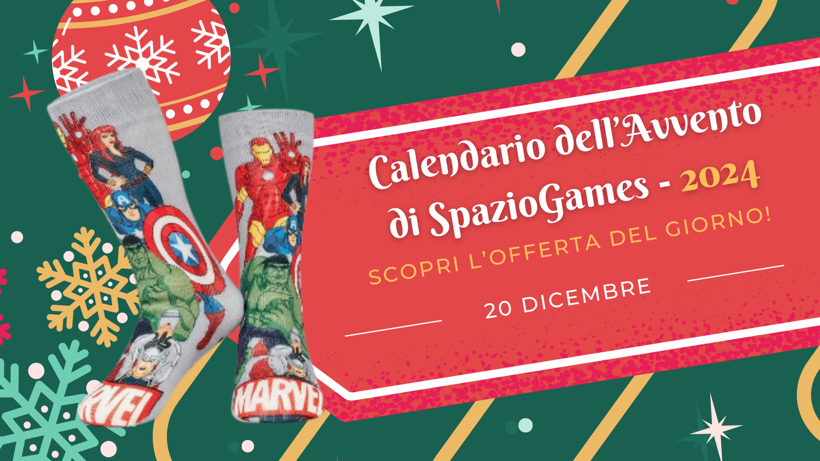 Calendario dell'Avvento di SpazioGames: scopri l'offerta del 20 dicembre!