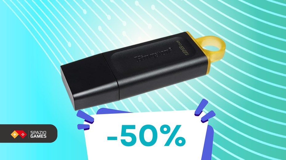 Immagine di Una chiavetta USB a soli 10€ per 128GB di file ben custoditi!