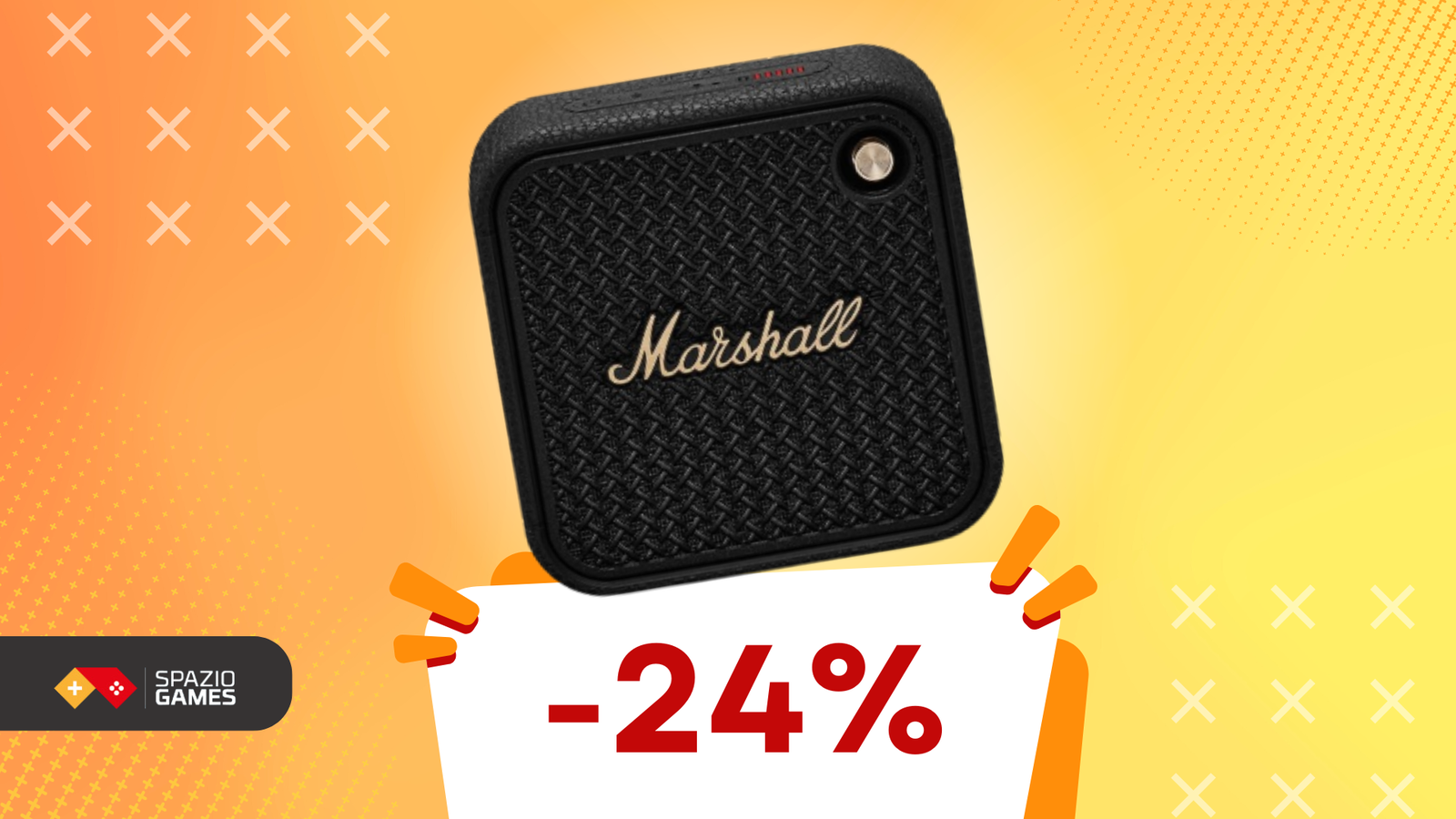 Speaker Marshall Willen II a soli 90€: perfetto come regalo di Natale!