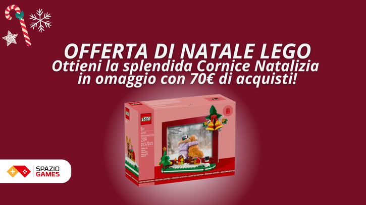 Immagine di Offerta di Natale LEGO: ottieni la splendida Cornice Natalizia in omaggio con 70€ di acquisti!