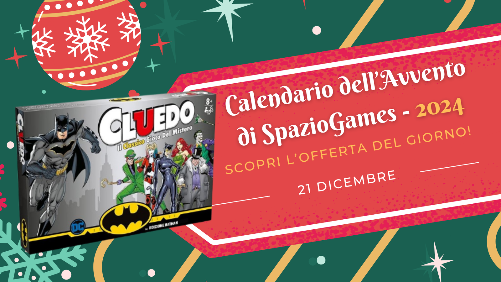 Calendario dell'Avvento di SpazioGames: scopri l'offerta del 21 dicembre!