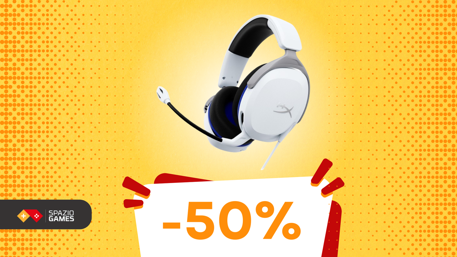 Gioca al massimo con le HyperX Cloud Stinger II Core, ora SCONTATE del 50%!