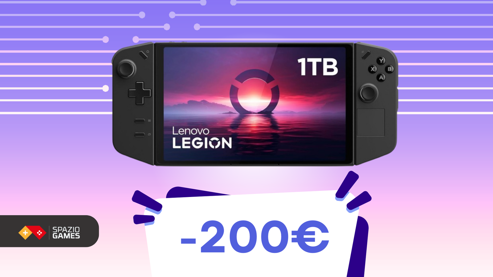 Regalati Lenovo Legion GO: oggi è SCONTATA di ben 200€!