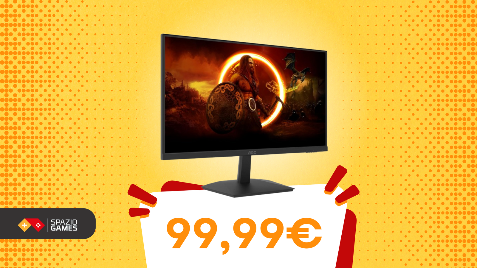 Questo Natale puoi regalarti un monitor da gaming AOC a SOLI 99,99€!