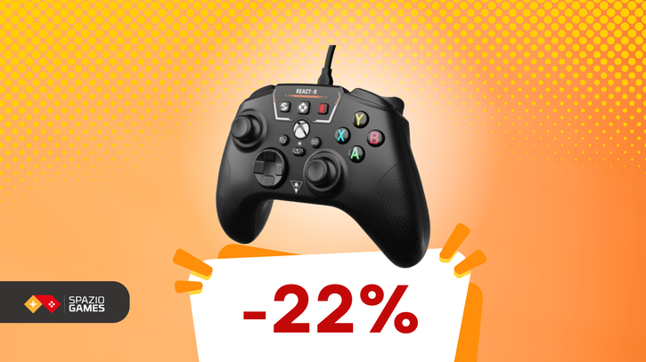 Immagine di Un controller calbato per una precisione TOP: Turtle Beach REACT-R oggi COSTA SOLO 34,98€!