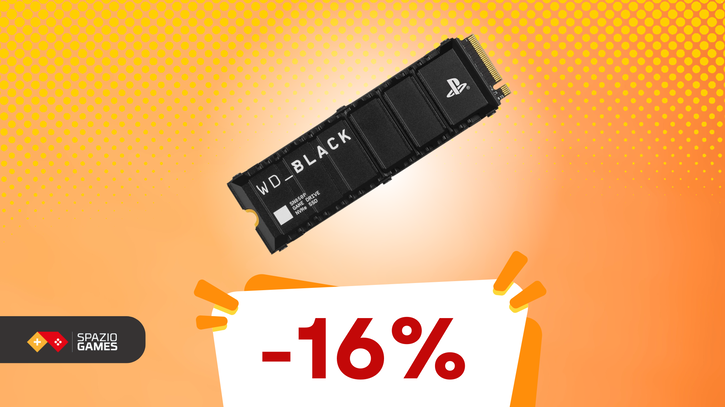 Immagine di Non cancellare più i tuoi giochi preferiti: aggiungi 1TB di memoria alla tua PS5 con questo SSD in offerta!