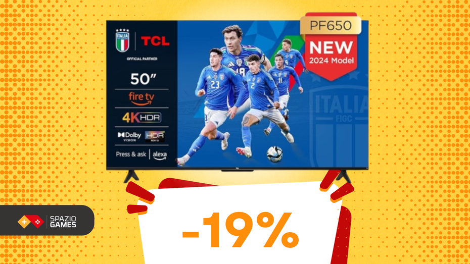 Immagine di Smart TV TCL 50'' a soli 299€:  ti farà dimenticare la realtà!