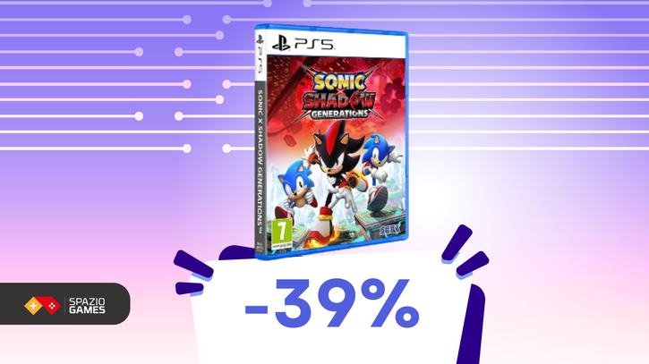 Immagine di Sonic X Shadow Generations per PS5 a 31€: l'offerta per il ritorno di Shadow!