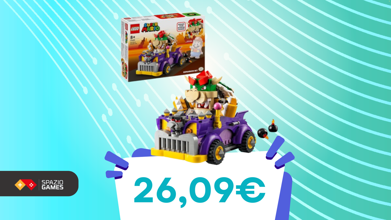 Bowser non è mai stato così bello: questo set LEGO costa POCHISSIMO!