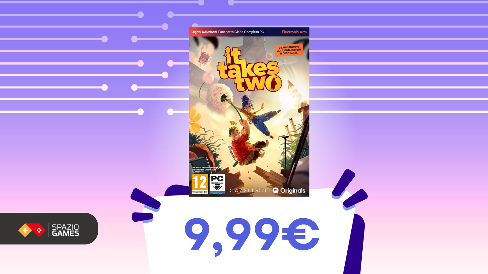 Cooperazione perfetta, trama coinvolgente: godetevi It Takes Two per PC a soli 9,99€!