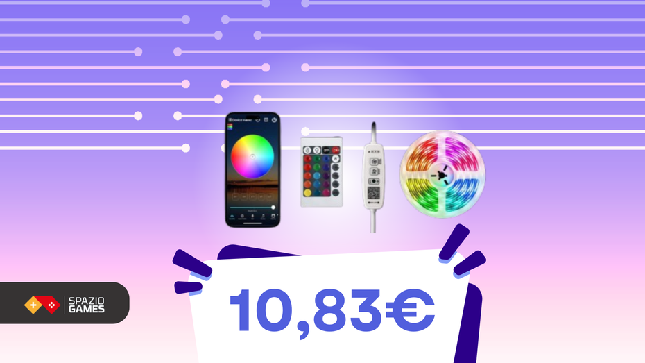 Immagine di Una striscia LED a SOLI 10€? L'occasione perfetta per illuminare il vostro setup!