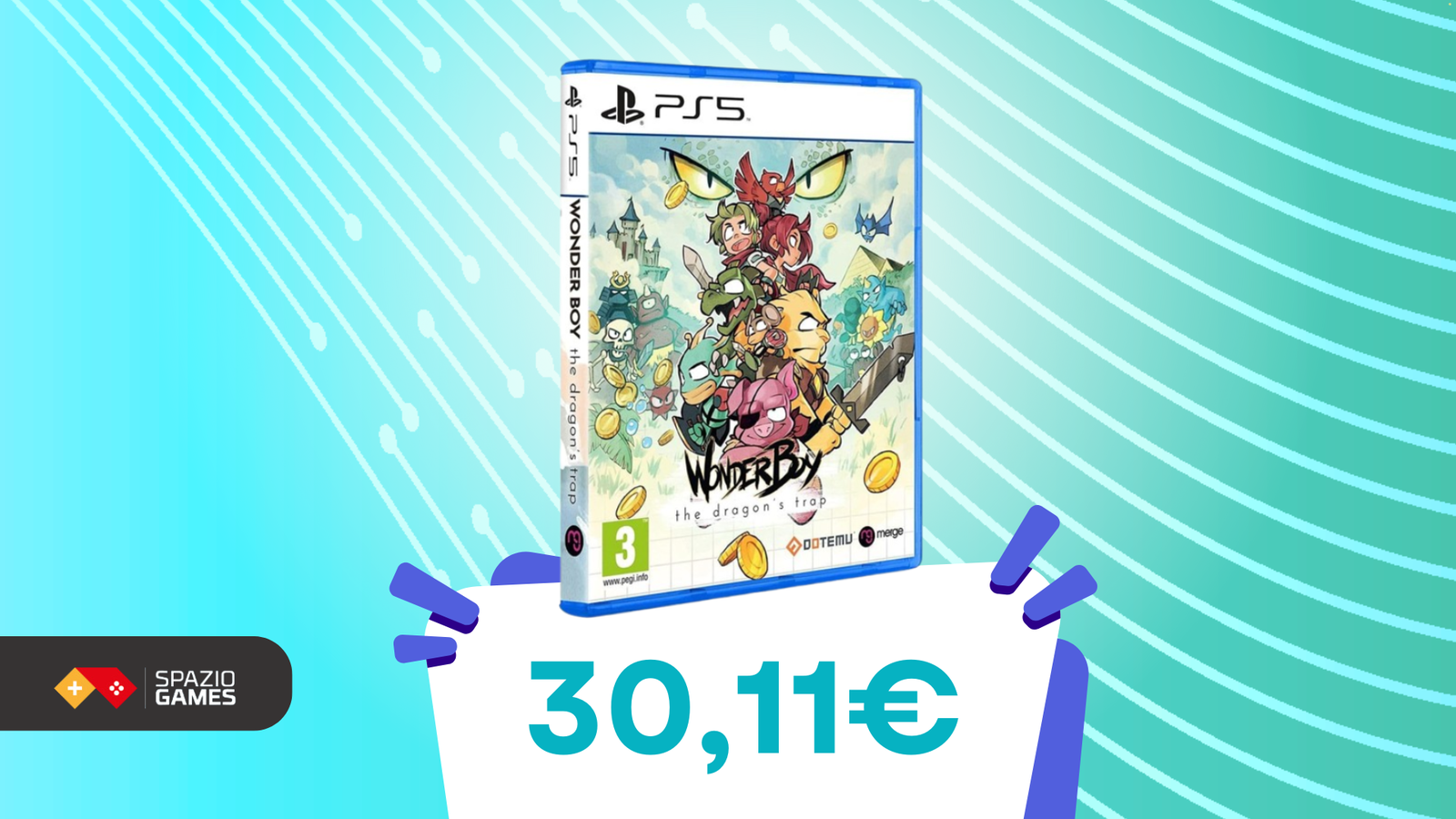 Wonder Boy: The Dragon's Trap で魔法の世界に飛び込みましょう: 今ならわずか 30 ユーロ!