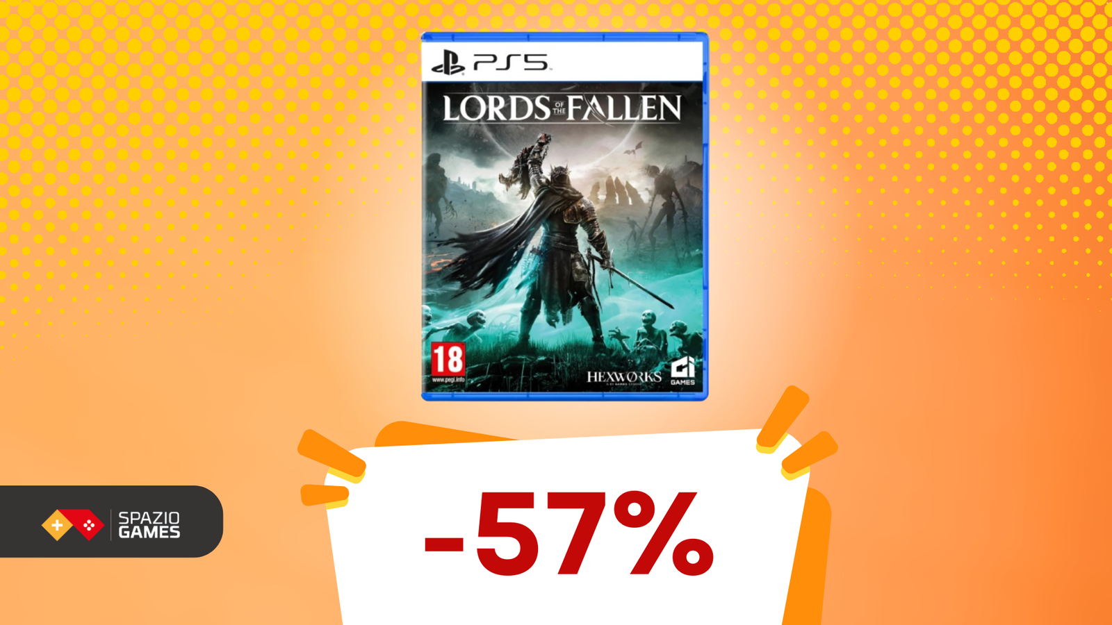 Un'avventura tra il mondo dei vivi e dei morti: Lords of the Fallen è SCONTATO del 57%!