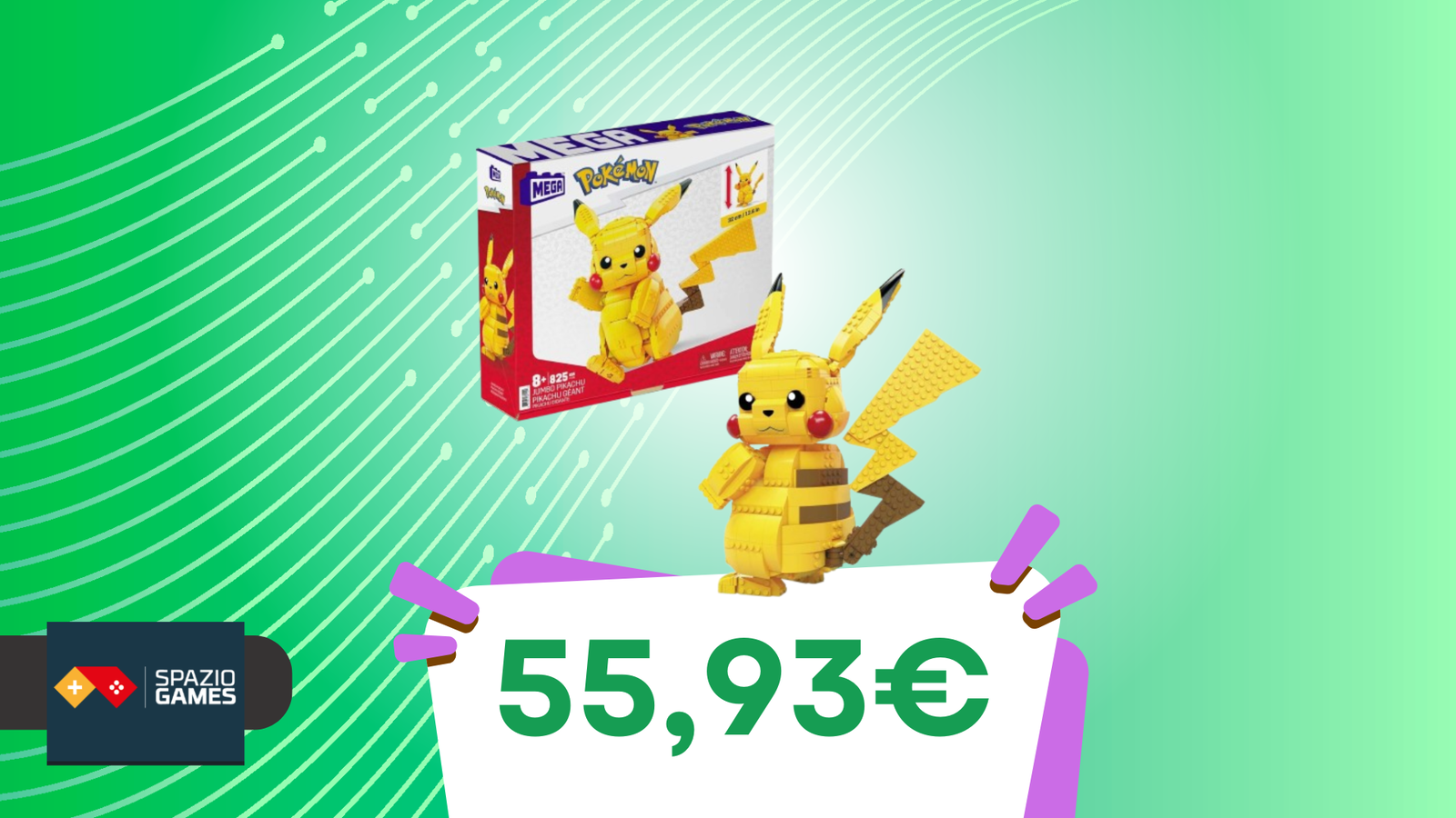 Un Pikachu gigante a SOLI 55,93€?! Eccolo qui!