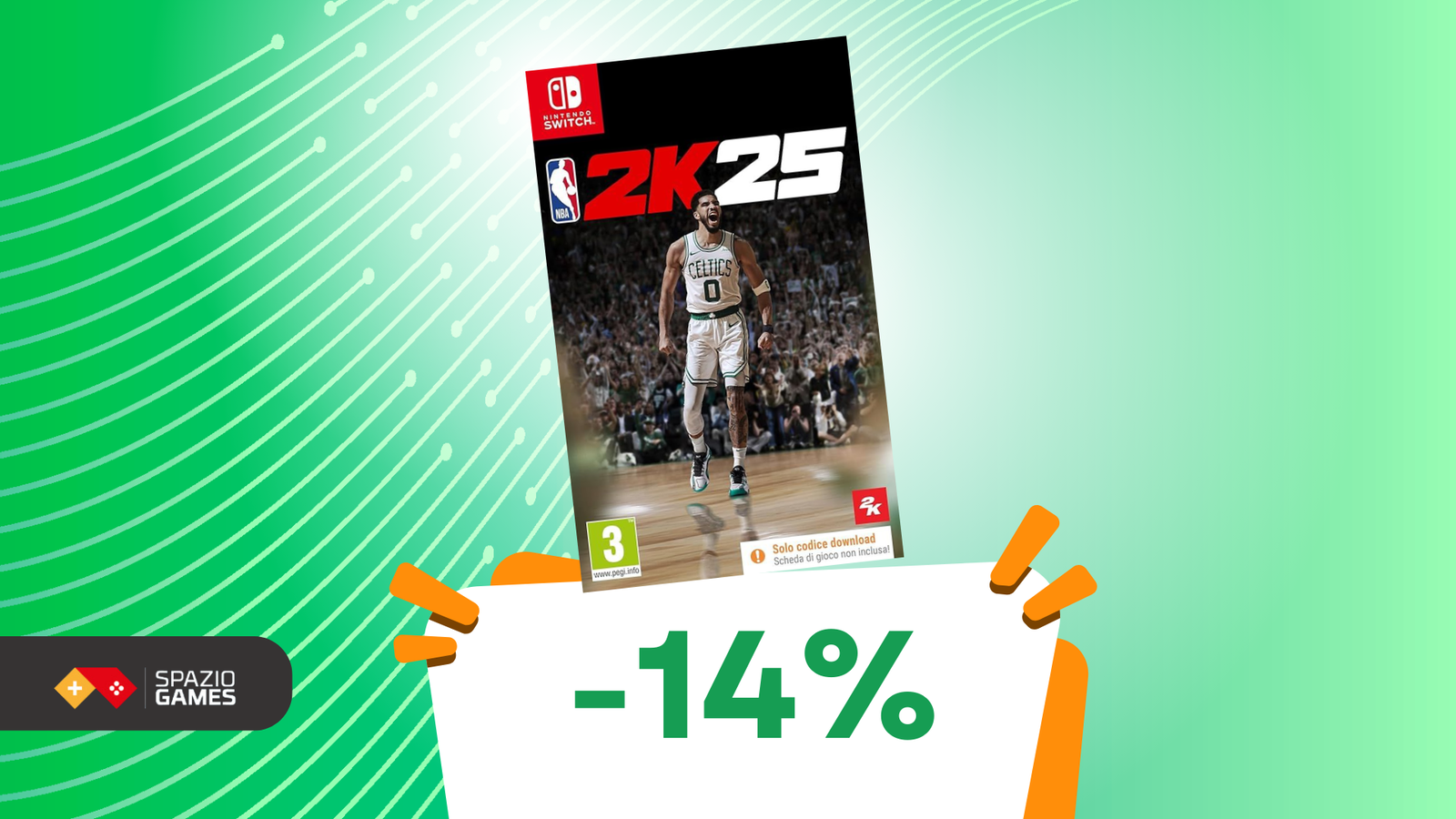 Switch 用 NBA 2K25 を 31 ユーロで: 決定的なバスケットボール体験を体験しましょう!