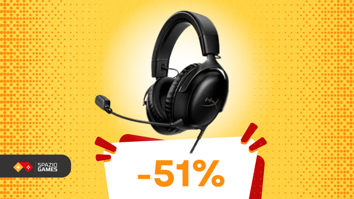 Immagine di HyperX Cloud III: STUPENDE cuffie da gaming oggi a solo 59€!