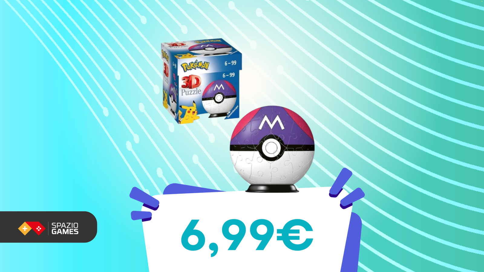 Fan dei Pokémon costruite la vostra Masterball a SOLI 6,99€!