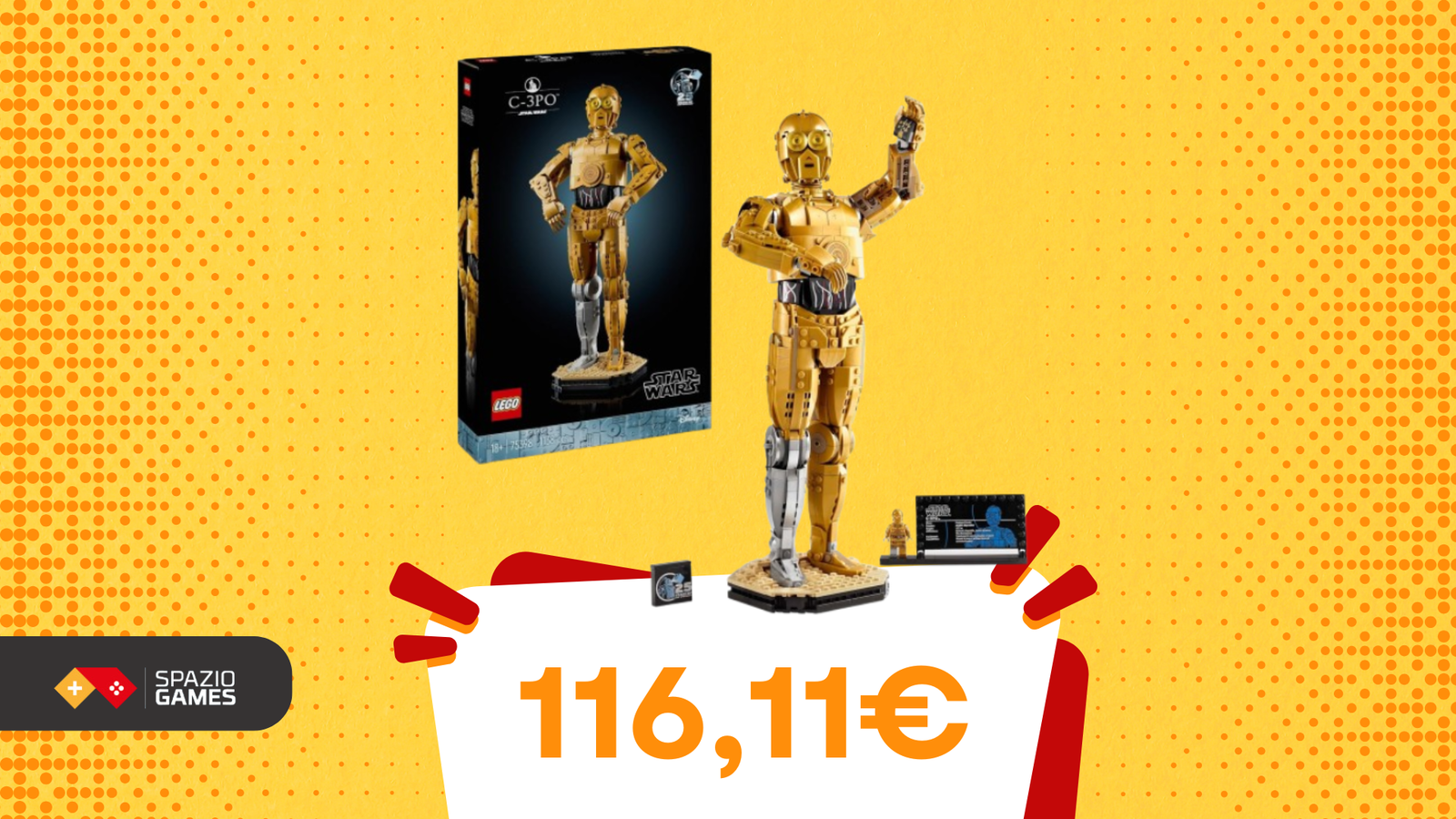 Questo set LEGO di C-3PO è STUPENDO: oggi potete acquistarlo in offerta!