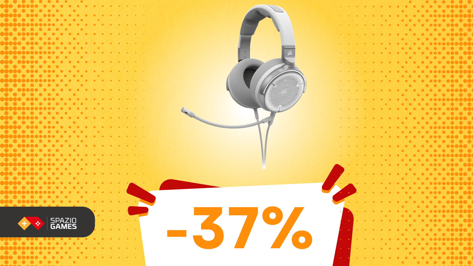 Porta il tuo audio di gioco a livelli professionali con queste cuffie Corsair, oggi in SUPER SCONTO! -37%