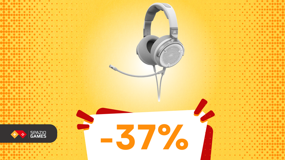 Immagine di Porta il tuo audio di gioco a livelli professionali con queste cuffie Corsair, oggi in SUPER SCONTO! -37%