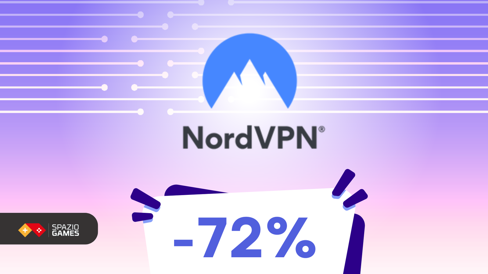 NordVPN ti offre sicurezza online a un prezzo speciale: fino al 72% di sconto!