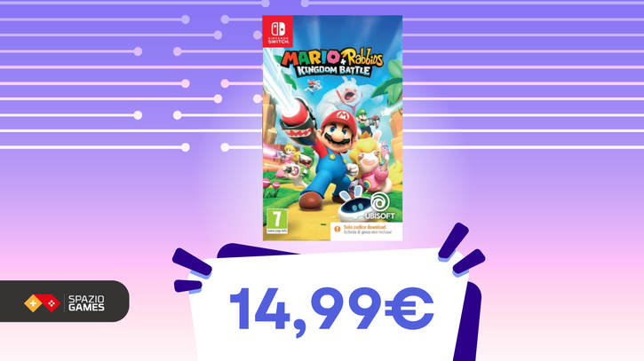 Immagine di Divertitevi con Mario e i suoi amici: Mario + Rabbids Kingdom Battle oggi COSTA SOLO 14,99€!