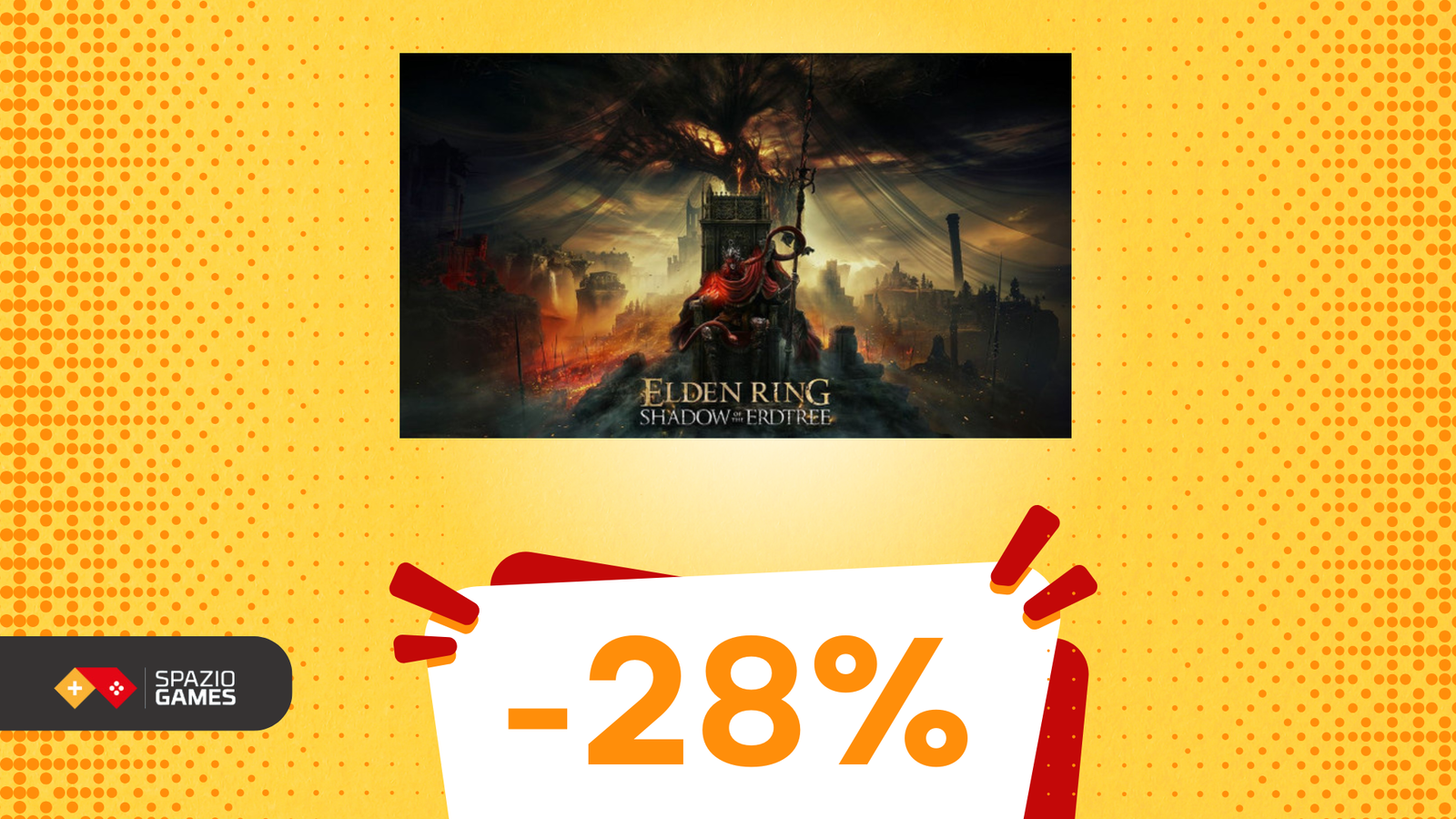 Elden Ring: Shadow of the Erdtree – l'espansione definitiva ora disponibile con uno SCONTO IMPERDIBILE! - 28%