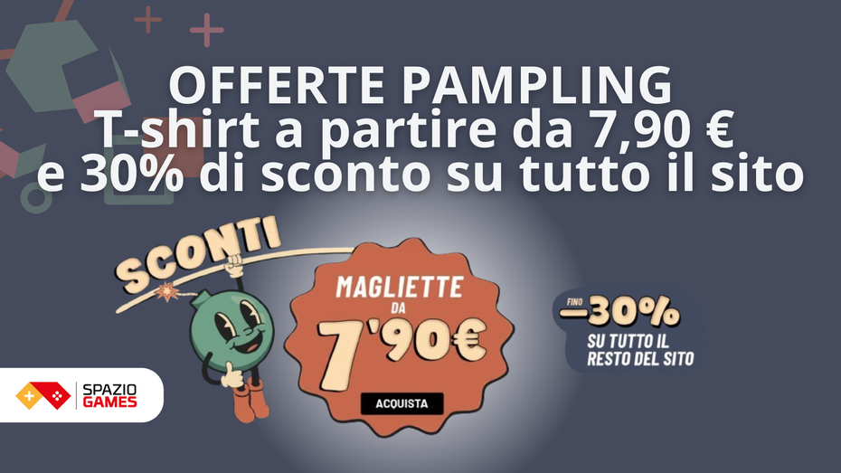 Immagine di Offerte imperdibili su Pampling: T-shirt originali a partire da 7,90 € e 30% di sconto su tutto il sito