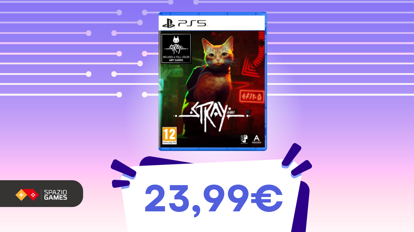 Gatti per un giorno: Stray per PS5 oggi è disponibile a un PREZZO TOP!