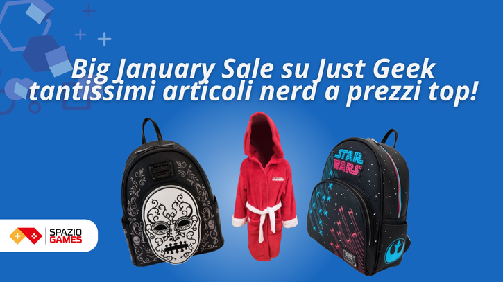 Immagine di Approfitta della Big January Sale su Just Geek: tantissimi articoli nerd a prezzi TOP!