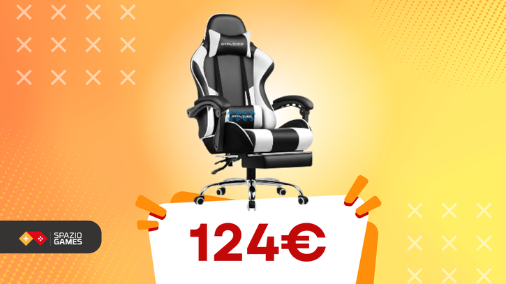 Immagine di Sedia da gaming GTPLAYER: comodità, stile e qualità a soli 124€!