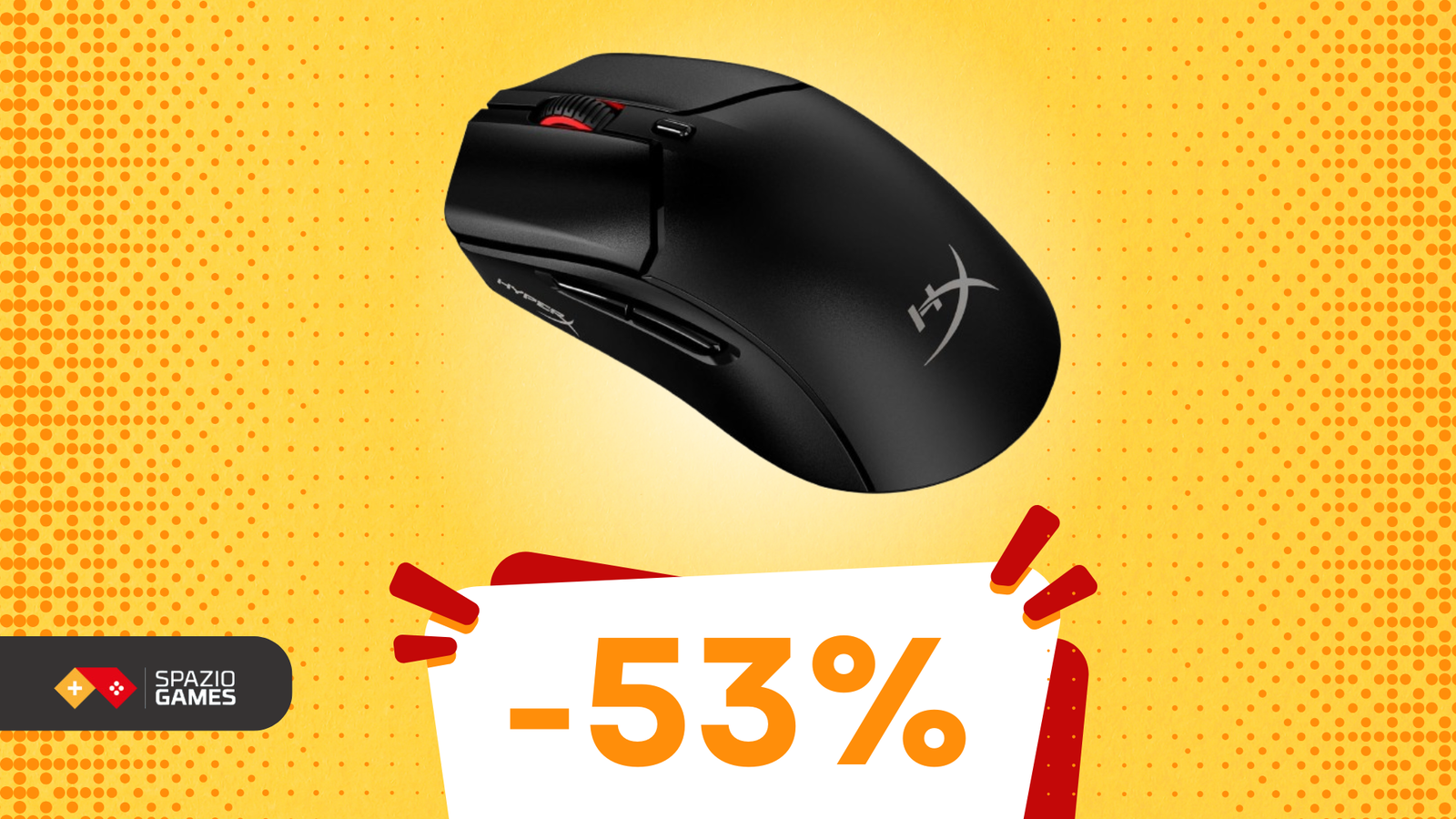 Non lasciarti sfuggire HyperX Pulsefire Haste: mouse da gaming TOP di gamma a META' PREZZO!