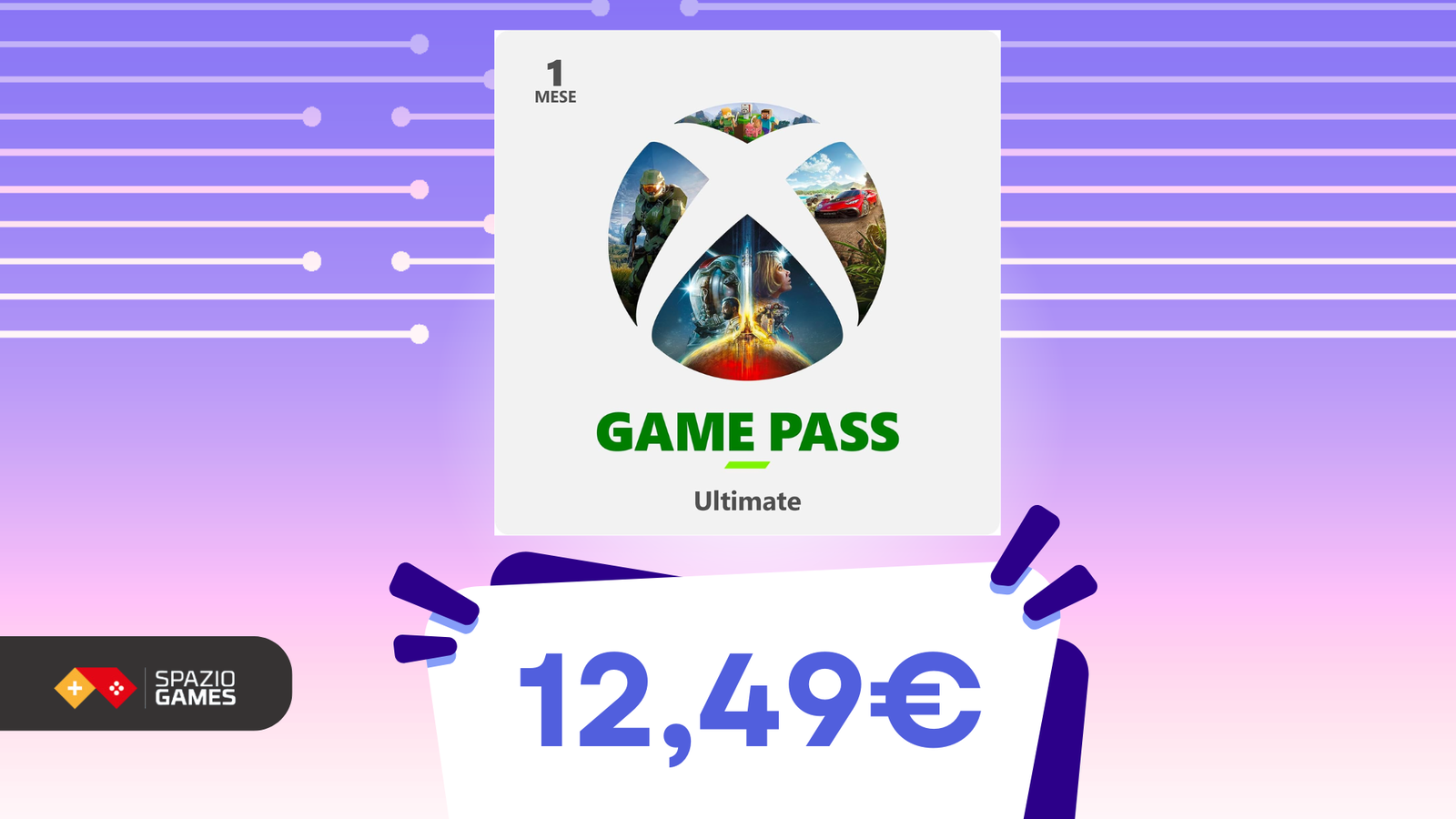 Un mese di Xbox Game Pass Ultimate a SOLI 12,49€?! Oggi si può!