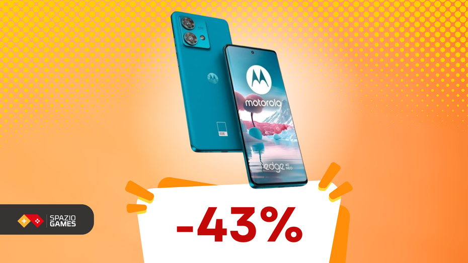 Immagine di Prestazioni TOP e design incredibile: Motorola Edge 40 Neo è SCONTATO del 43%!