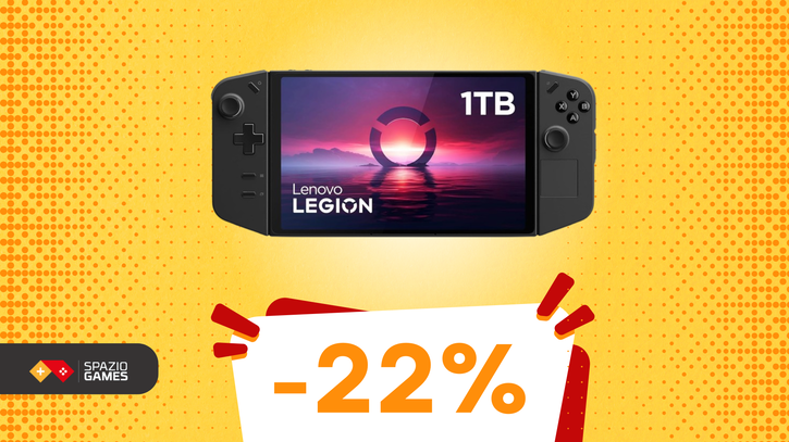 Immagine di Gioca ovunque con Lenovo Legion Go: prestazioni da desktop in formato portatile, oggi in SCONTO! -22%