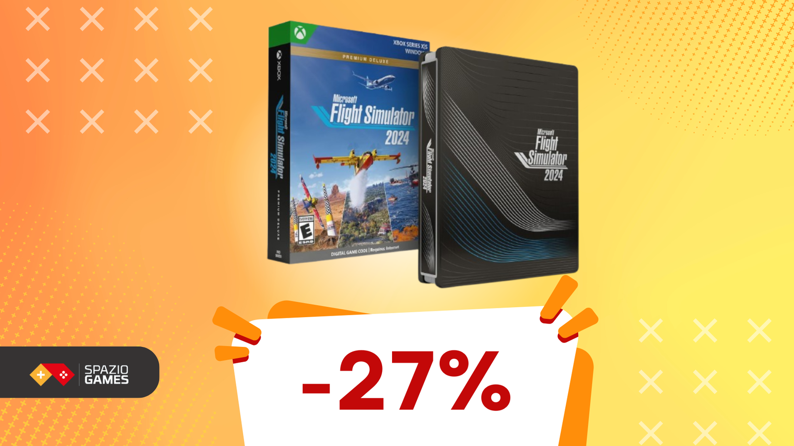 Domina i cieli come mai prima d'ora: la Premium Deluxe Steelbook Edition di Flight Simulator 2024 è SCONTATISSIMA!