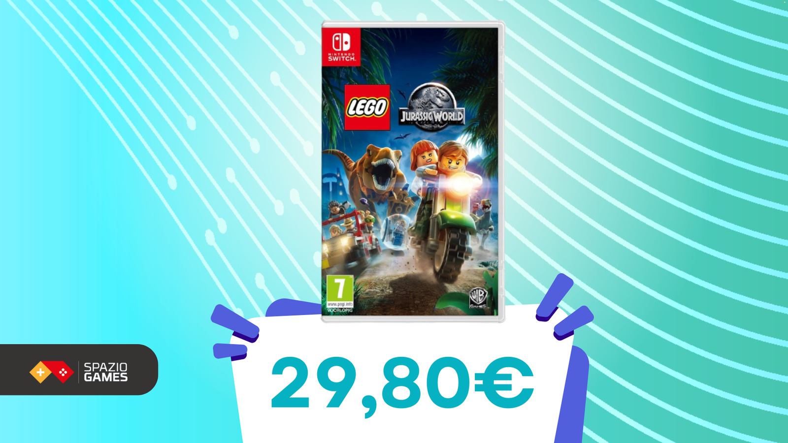 Dinosauri e mattoncini? Oggi LEGO Jurassic World è disponibile a un PREZZO WOW!