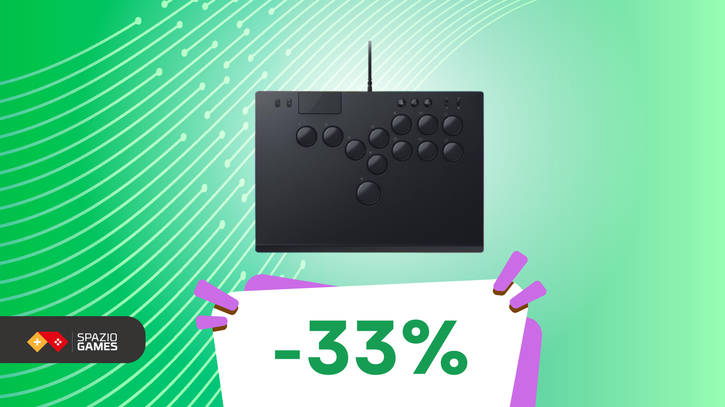 Immagine di Questo controller arcade ottico per PS5 e PC oggi COSTA POCHISSIMO! (-33%)