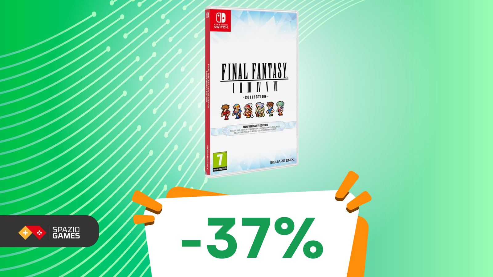 Final Fantasy I-VI Collection Anniversary Edition: sei capolavori su Switch a PREZZO SCONTATO! - 37%