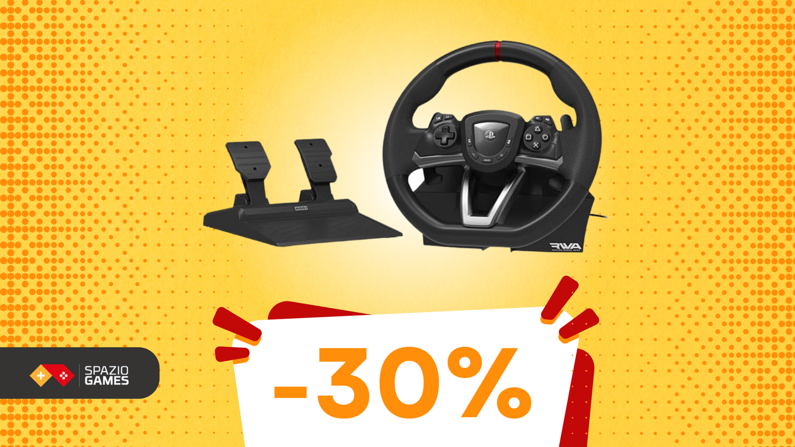 Affronta ogni curva con precisione grazie a questo volante Hori, oggi IN OFFERTA! -30%