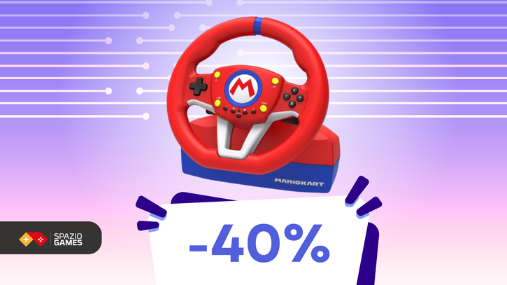 Immagine di Mario Kart da PRO: aggiudicati il volante Mario Kart Racing Wheel Pro Mini a un PREZZO TOP! (-40%)