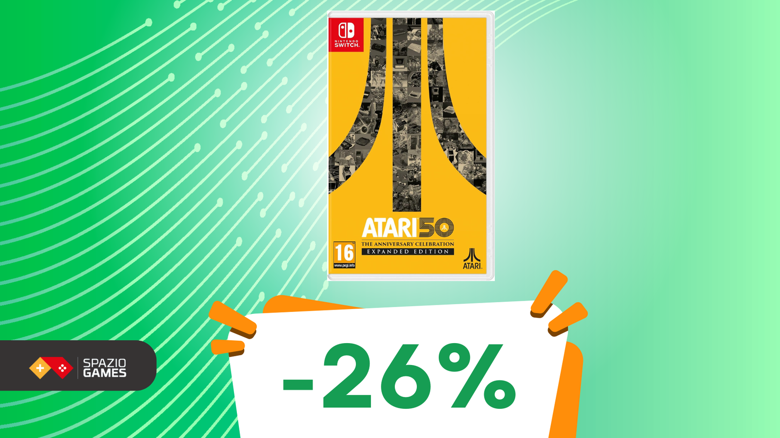 Celebra 50 anni di videogiochi con questa collezione IMPERDIBILE su Nintendo Switch! -26%