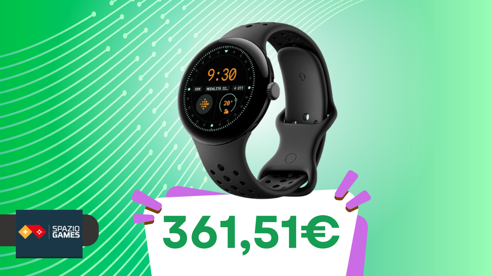 Il top della tecnologia smartwatch: Google Pixel Watch 3 oggi al prezzo più basso di sempre!